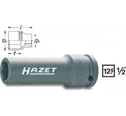 Kovaný vnitřní nástrčný klíč 1/2" šestihranný 17mm HAZET 901SLG-17 - HA045723