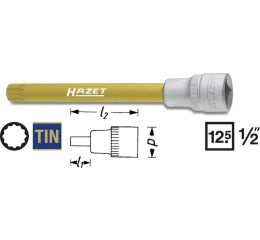 Hlavice s bitem XZN 1/2" M10 Hazet 990SLG-10 - HA047369