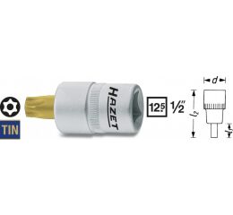 Hlavice s bitem TORX 1/2" T45H HAZET 992-T45H - HA050871