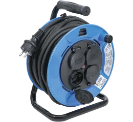 Prodlužovací kabel 50 m, buben, 3×1,5 mm², IP44, BGS - B3378