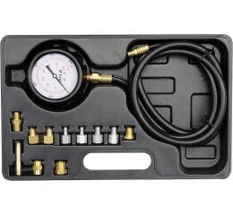 Souprava k měření tlaku oleje, 12ks, 0-35bar - YT-73030