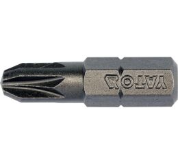 Bity 1/4" křížové PZ3 x 25 mm, 10 ks YT-78136