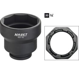 Nástrčný klíč na matice náprav UA, 8hran 80 mm, Hazet 4937-80