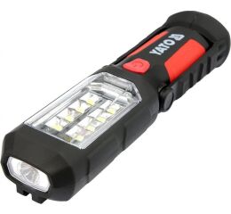 Lampa montážní 8+1 LED, hák+magnet - YT-08513