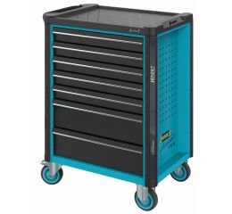 Dílenský vozík s nářadím a rázovým utahovákem, 137 ks - HA215270