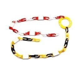 Řetěz reflexní plastový červenobílý - PRC08-32