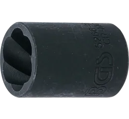 Nástrčná hlavice se spirálovým profilem 1/2", 17 mm, BGS - B5266-17