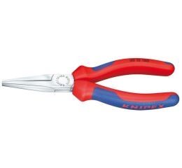 Rovné ploché kleště 160 mm Knipex typu Langback chromované - 3015160