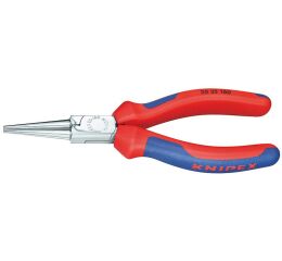 Rovné kulaté kleště 140 mm Knipex typu Langbeck chromované - 3035140