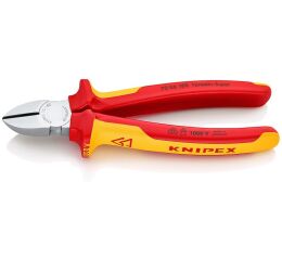 Boční štípací kleště chromované 180 mm  - 7006180