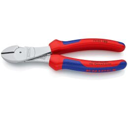 Silové boční štípací kleště chromované 180 mm  - 7405180