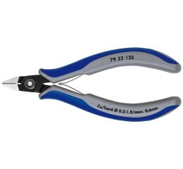 Přesné boční štípací kleště na elektroniku brunýrované 125 mm  - 7932125