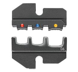 Lisovací profil do krimpovacích kleští pro izolovaná kabelová oka + konektory  - 974906