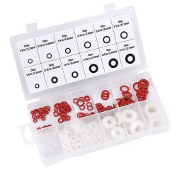 Sada podložek, fíbr, nylon,  200 ks - TC565003