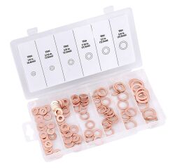 Sada měděných podložek, 110 ks - TC565167