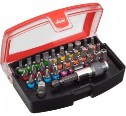 Sada bitů v boxu 32 ks, 1/4" - V5019