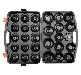 Sada klíčů miskových na olejové filtry 30 ks - YT-0596