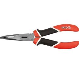 Zahnuté půlkulaté kleště 160 mm prodloužené CrV - YT-1945