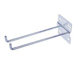 Dvojitý hák do děrované desky, 150 mm - WGB1331F