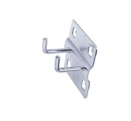 Dvojitý hák do děrované desky, 35 mm - WGB1331D