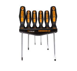 Sada šroubováků SL a PH s plastovým pouzdrem, 6 ks - HT241106