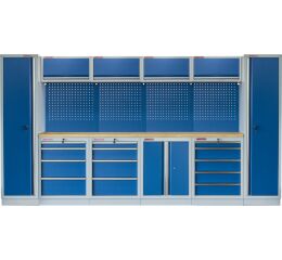 Kvalitní PROFI BLUE dílenský nábytek 3920 x 495 x 2000 mm - MTGS1300A8