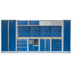 Kvalitní PROFI BLUE dílenský nábytek 4235 x 495 x 2000 mm - MTGS1301AA