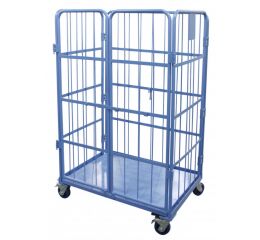 Pojízdný kontejner s mřížovými stěnami 1100x1700x800 mm - SIA118017