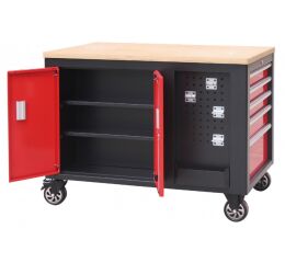 Dílenský vozík COLOSSUS na nářadí 360°, 10 zásuvek - TBRG6810