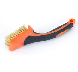 Kartáč drátěný ruční 170 mm měděný - TC315011