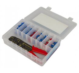 Sada elektrických konektorů s kleštěmi 200 ks - GE335