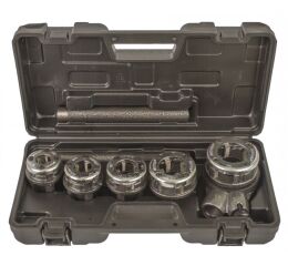 Sada ráčnových závitníků na trubky, 5 ks - HT271013