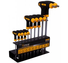 Sada T TORX šroubováků s otvorem 10 ks - HT262009