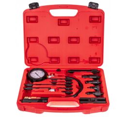 Sada k měření komprese v dieselových motorech, 17 adaptérů - AH041009