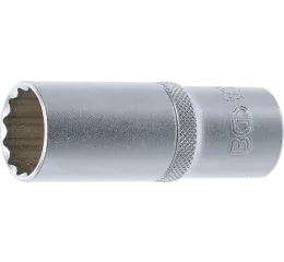 Prodloužená nástrčná hlavice 1/2", dvanáctihranná, 21 mm, BGS - B9360