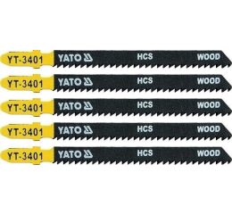 List pilový do přímočaré pily 100 mm na dřevo TPI10 5 ks