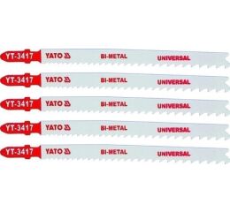List pilový do přímočaré pily 130 mm UNI TPI10-5 5 ks Bi-Metal