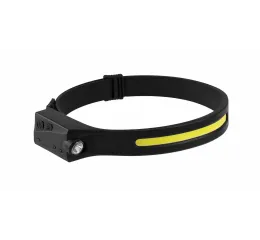 Čelová lampa COB LED se senzorem pohybu, 5 W, 300 lm
