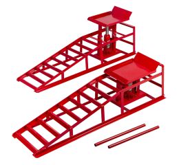 Nájezdové rampy s hydraulickým zvedákem, pár - 2 t - AH019333