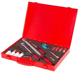 Sada momentových klíčů 1/4", 3/8" a 1/2", 32 ks