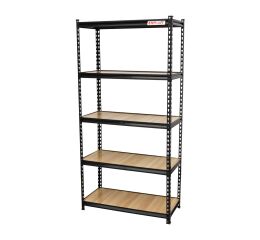 Policový regál STYLE, 5 polic, 900 x 400 x 1830 mm