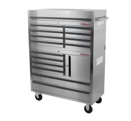 Dílenský vozík na nářadí s nástavbou, 14 zásuvek, AHProfi - AH4114