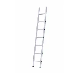 Jednodílný hliníkový žebřík AHProfi, 7 stupnů,  203 cm, 150 kg - AH707