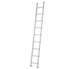 Jednodílný hliníkový žebřík AHProfi, 9 stupnů,  261 cm, 150 kg - AH709