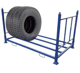 Průmyslový regál na pneumatiky nákladních automobilů, 600 kg