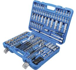 Gola sada, 1/4", 3/8", 1/2", palcová, 192 ks - BGS 2245