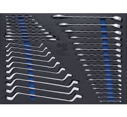 Sada klíčů v pěnové výplni, 6 - 27 mm, 35 ks - BGS 4089