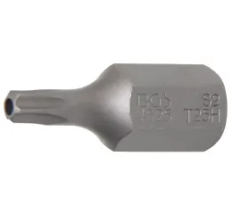 Bit TORX, T25, 10 mm, délka 30 mm, s otvorem - B4625
