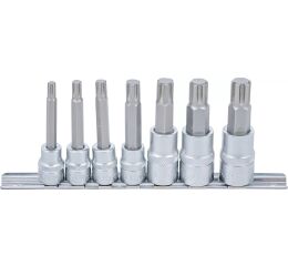 Hlavice s bity RIBE, 3/8" a 1/2", M6-M14, sada 7 ks - B5185