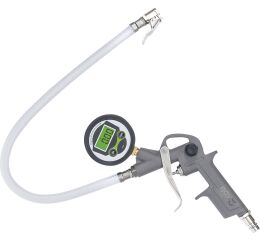 Hustič pneu s digitálním manometrem, 0 - 8 bar - B6794